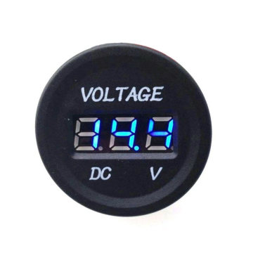 12-24V DC Voltmeter LED Digital Display Vm Waterproof for Automobiles Motorcycle Truck Boat Marine